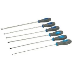 SILVERLINE 6 Tournevis Extra-longs - 6 Pcs
