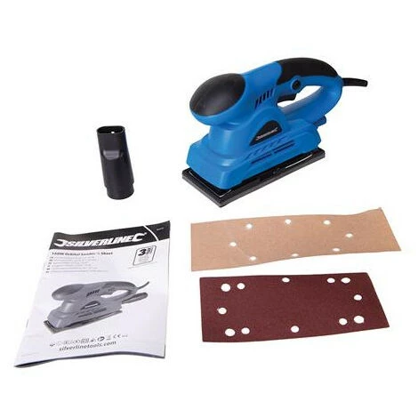 SILVERLINE Ponceuse Vibrante Feuille 1/3 - 160 W – Image 4