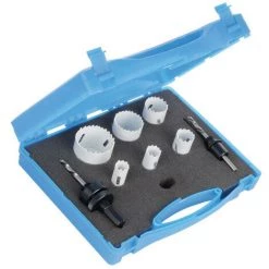 SILVERLINE Coffret De Scie-cloches Bi-metal Pour Electriciens De 18 à 51mm