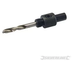 SILVERLINE Porte-outil 6 Pans Pour Scies-cloches, 14 - 30 Mm, 14 - 30 Mm