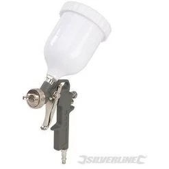 SILVERLINE Pistolet à Peinture Alimenté Par Gravité, 500 Ml, 500 Ml