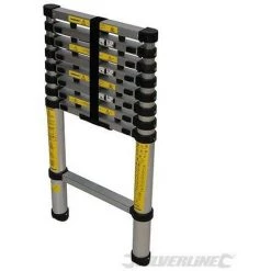 SILVERLINE Échelle Télescopique, 2,6 M / 9 échelons, 2.6 M - 9 échelons