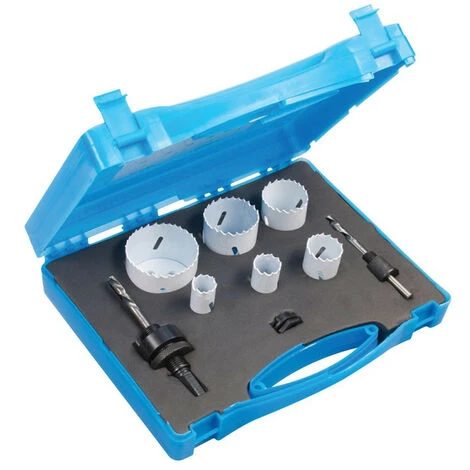 SILVERLINE Coffret De Scie-cloches Bi-metal Pour Plombiers De 19 à 57mm
