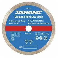 Silverline 361323 Disque Diamant Pour Mini-scie