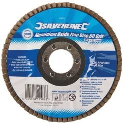 SILVERLINE Disques A Lamelles Corindon ø 115 Mm 22 Mm Grain De 60