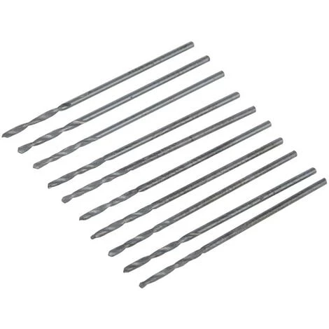 SILVERLINE FORET METAL, MECHES CYLINDRIQUES A METAUX HSS LAMINES 10 X 1 Mm