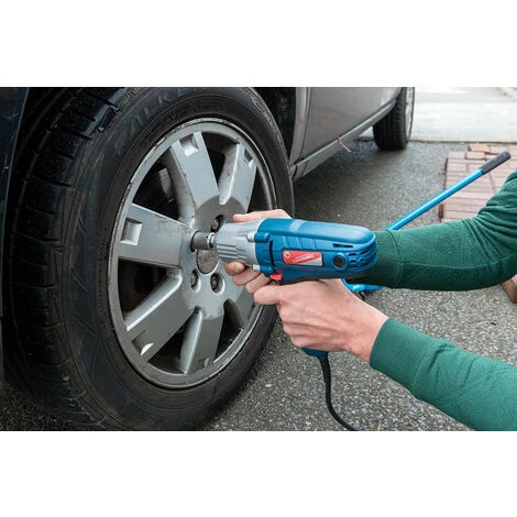 SILVERLINE CLE A CHOCS BOULONNEUSE 1/2 ELECTRIQUE FILAIRE 350 NM + 4 DOUILLES – Image 4