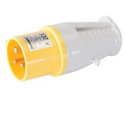 Fiche Mâle 3 Broches 16 A 110 V - 583263 - Silverline