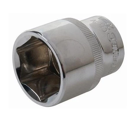 Douille Métrique 3/8" D. 19 Mm En Chrome-vanadium - 859666 - Silverline