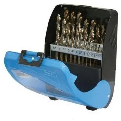 Coffret De 19 Forêts Métaux HSS-Co (alliage Cobalt) De 1 à 10 Mm Par Paliers De 0,5 Mm - 196503 - Silverline