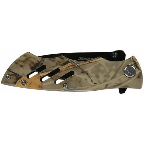 SILVERLINE Couteau De Poche à Camouflage Pliable - 195 Mm – Image 4