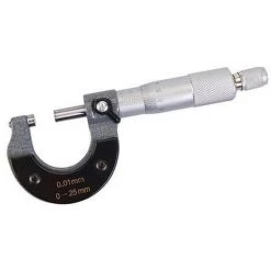 SILVERLINE MICROMETRE PALMER Au 1/100 ème De 0 à 25 Mm